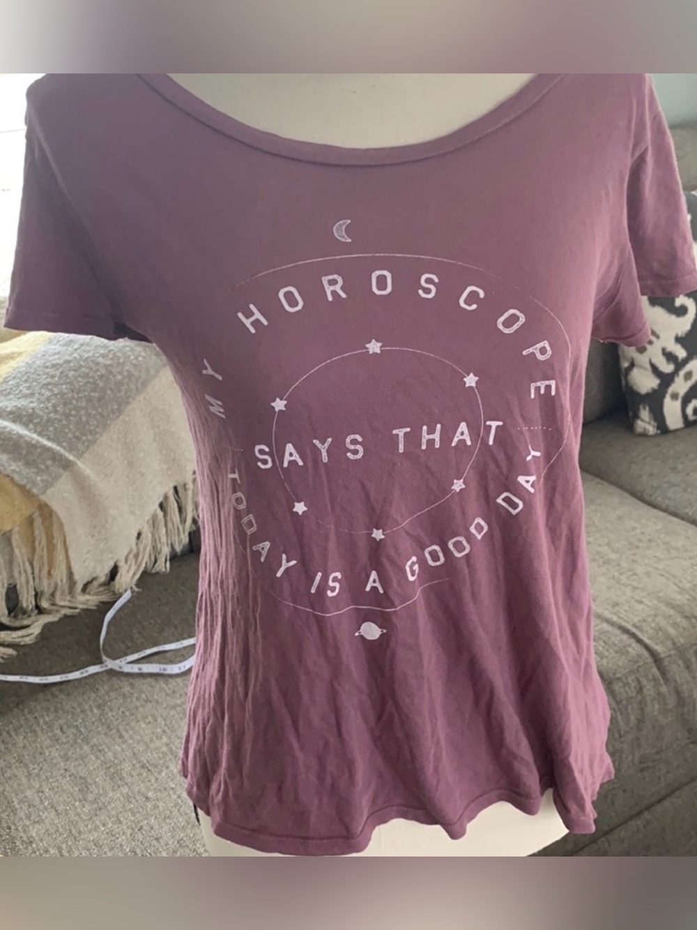 American Eagle Horoscope Says Today Is A Good Day Tee Rose M 🔮